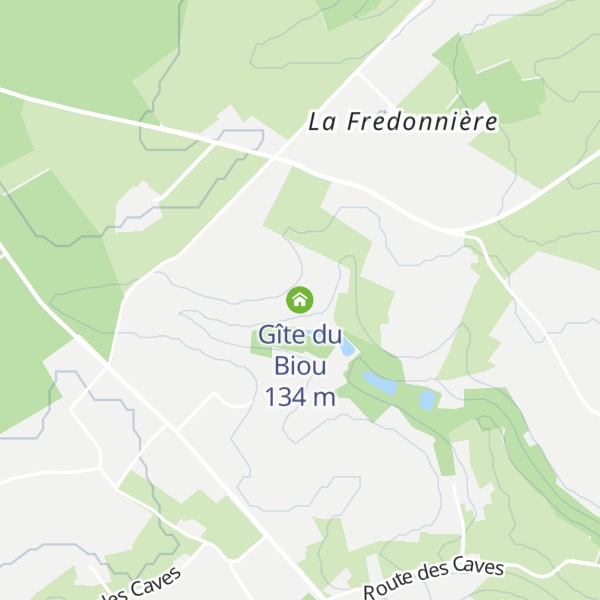 Map of Gîte du Biou