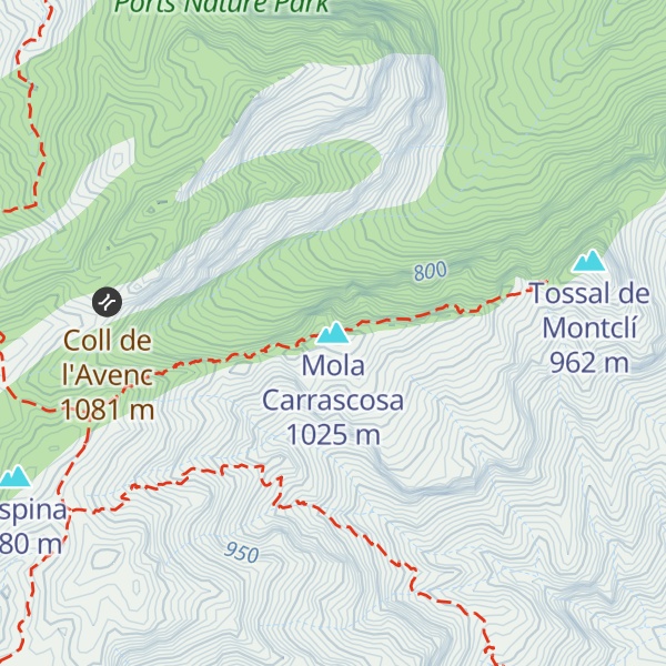 Map of Mola Carrascosa