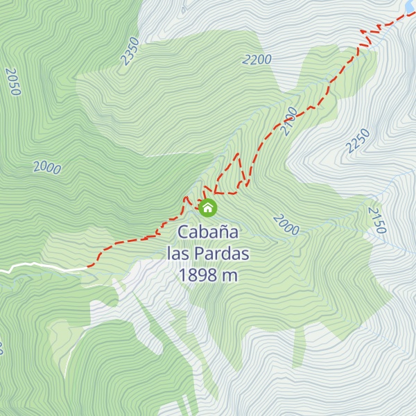 Map of Cabaña las Pardas