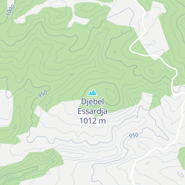 Map of Djebel Essardja
