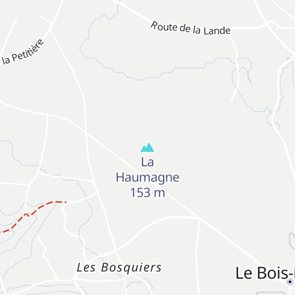 Map of La Haumagne