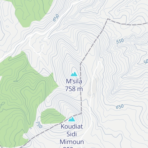 Map of M’sila