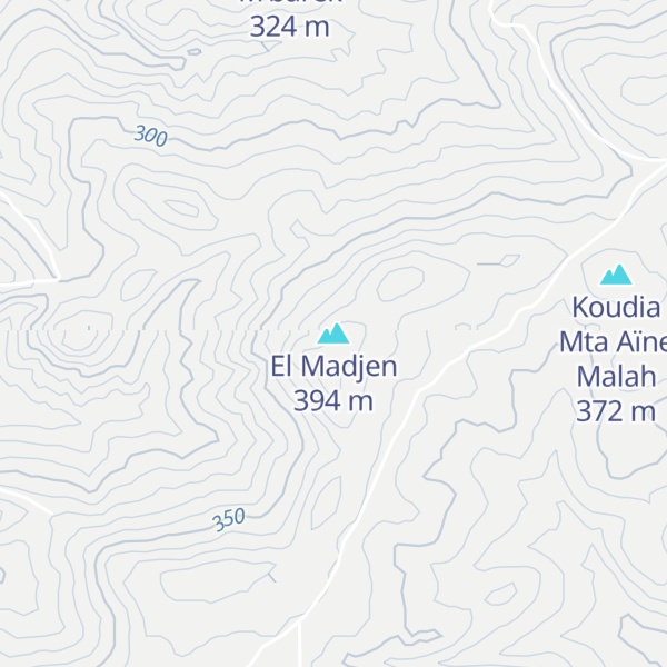 Map of El Madjen
