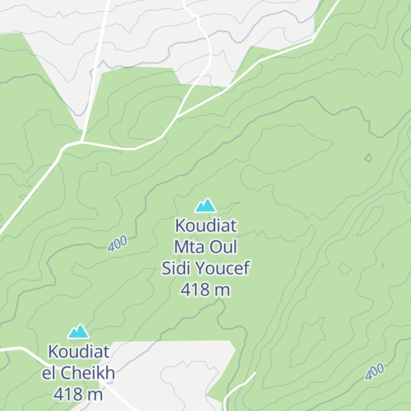 Map of Koudiat Mta Oul Sidi Youcef