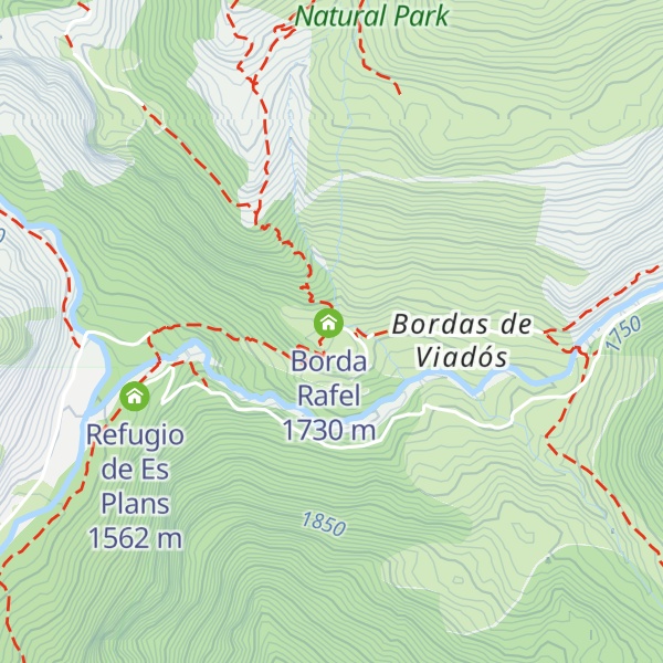 Map of Refugio de Viadós