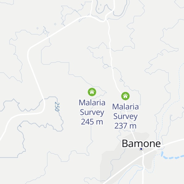 Map of Malaria Survey