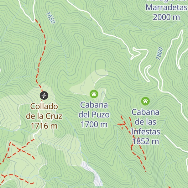 Map of Cabana del Puzo