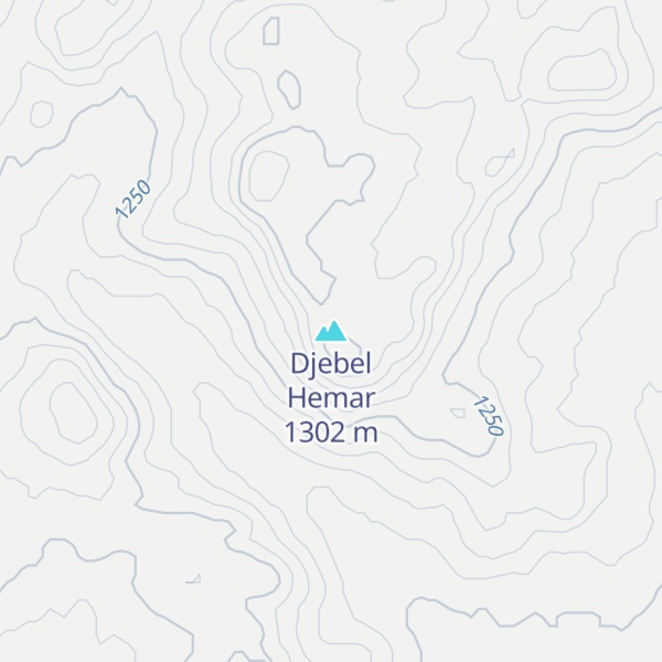 Map of Djebel Hemar