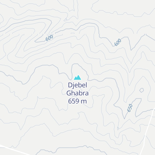 Map of Djebel Ghabra