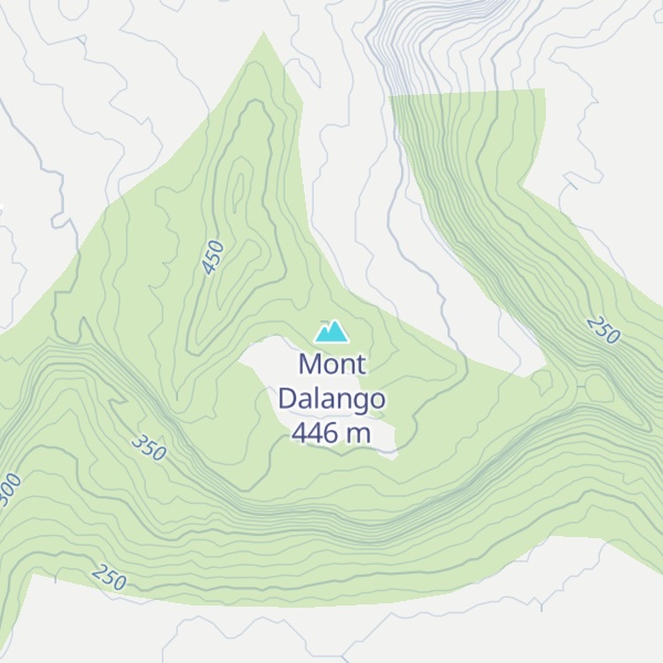 Map of Mont Dalango
