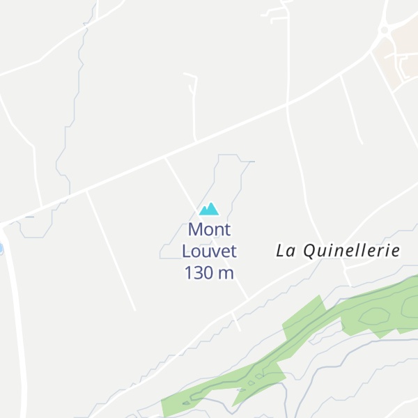 Map of Mont Louvet