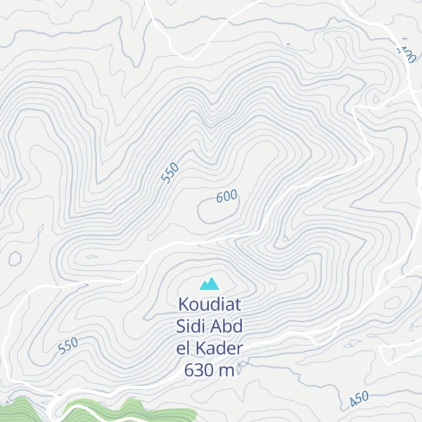 Map of Djebel Tafrant