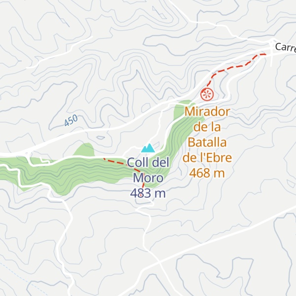 Map of Coll del Moro