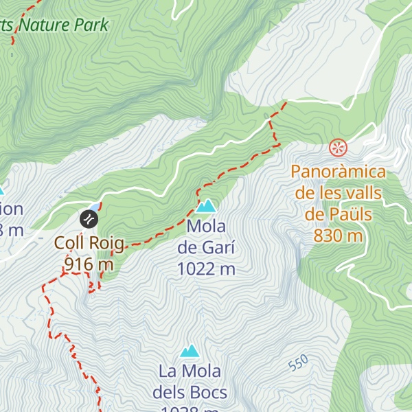 Map of Mola de Garí