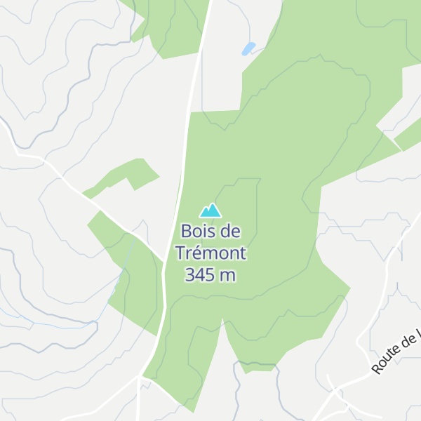 Map of Bois de Trémont