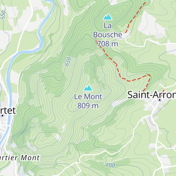 Map of Le Mont