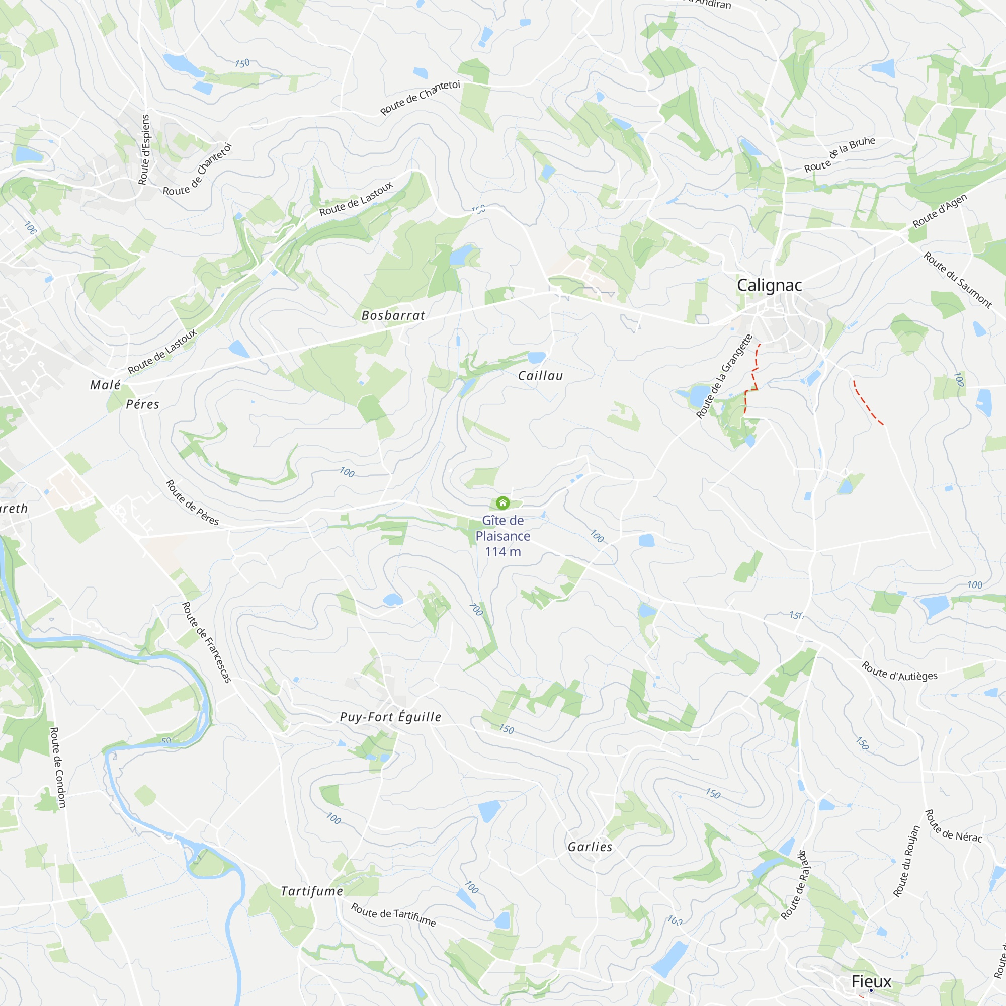 Gîte de Plaisance map