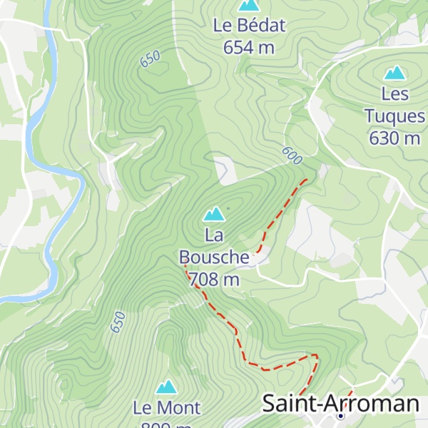 Map of La Bousche