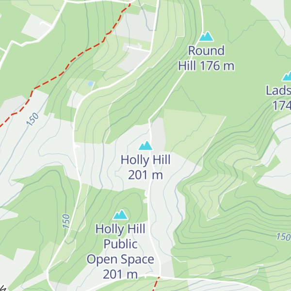 Map of Holly Hill