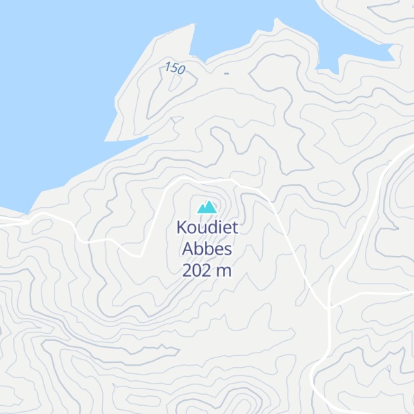 Map of Koudiet Abbes
