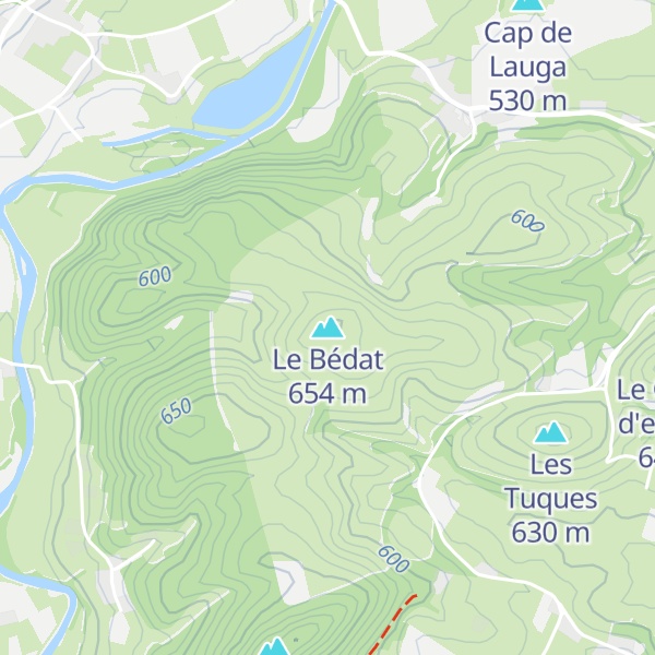 Map of Le Bédat