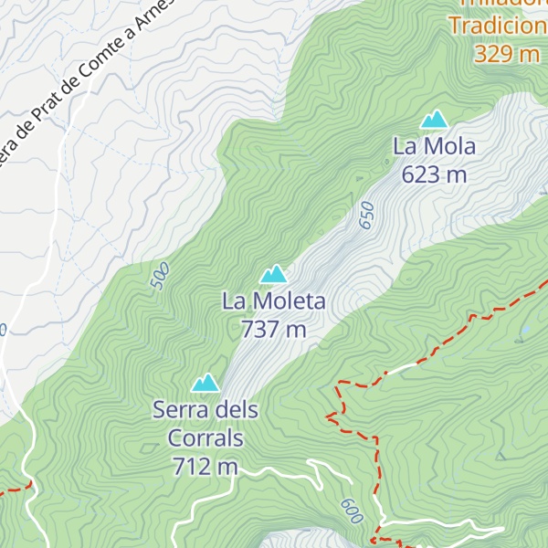 Map of La Moleta