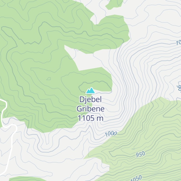 Map of Djebel Gribene
