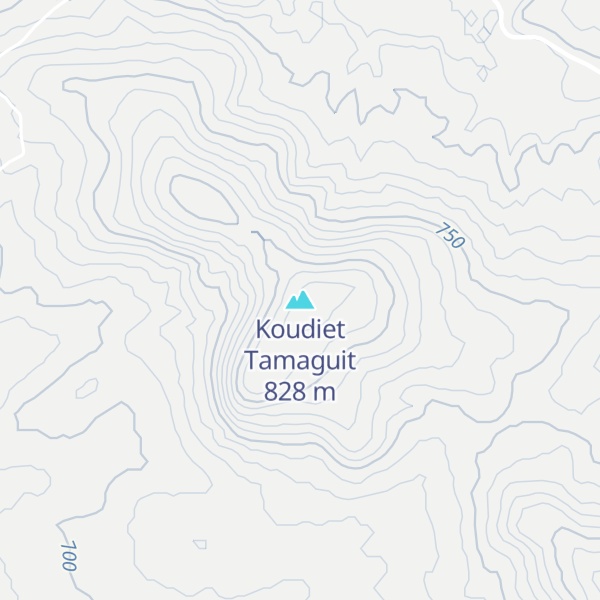 Map of Koudiet Tamaguit