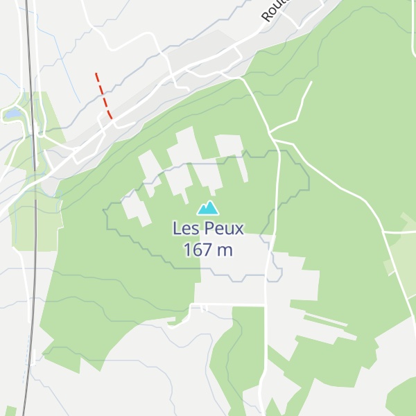Map of Les Peux