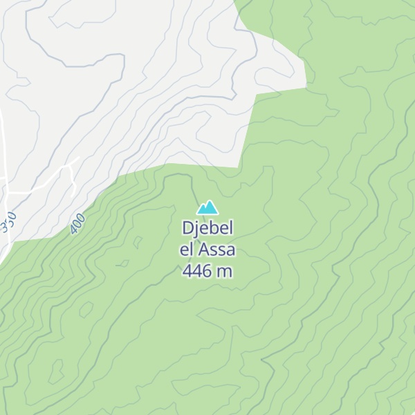 Map of Djebel el Assa
