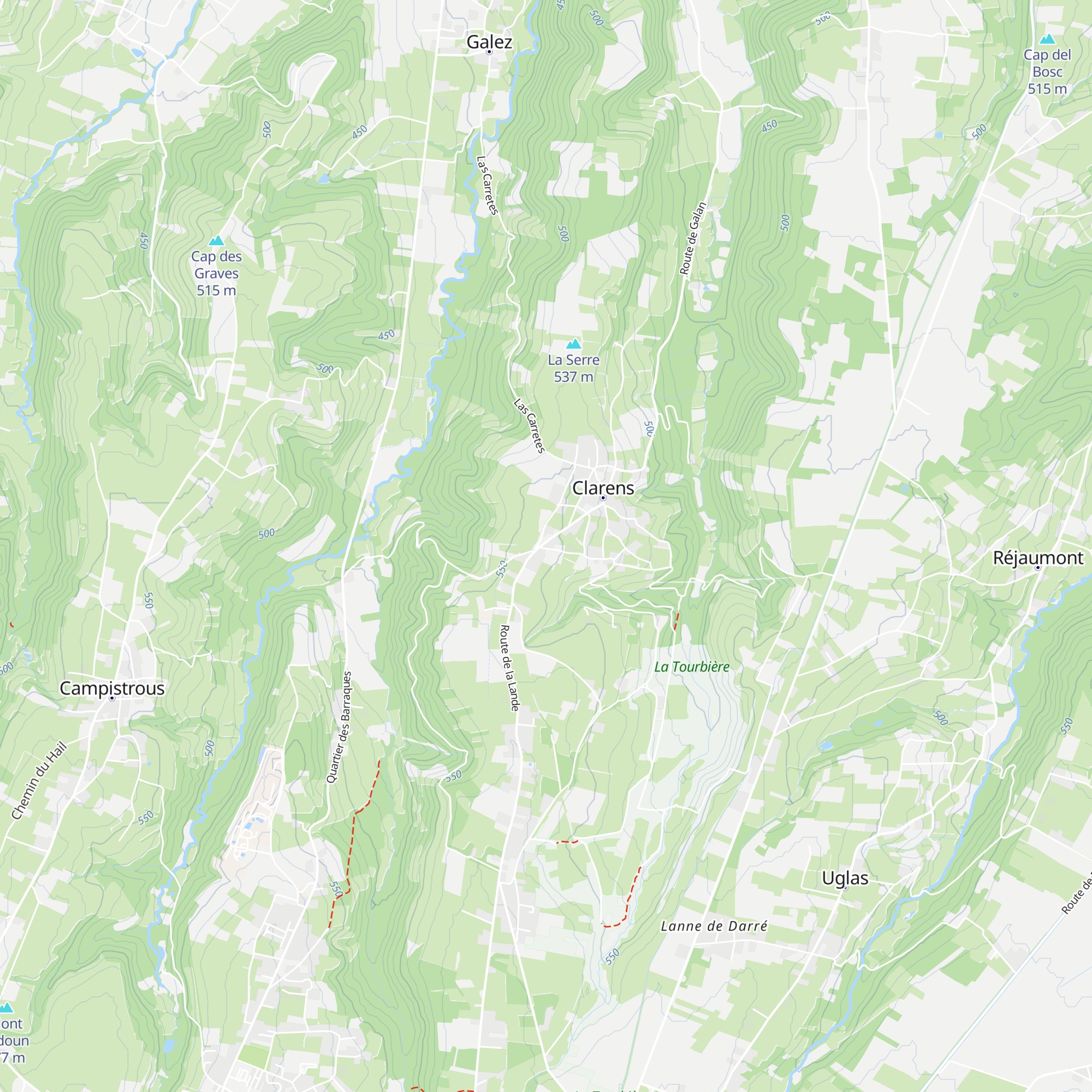 Gîte du Haïl map