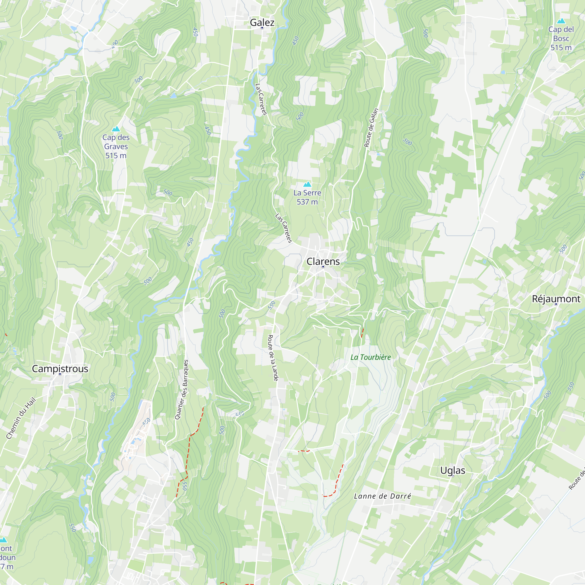 Gîte du Haïl map