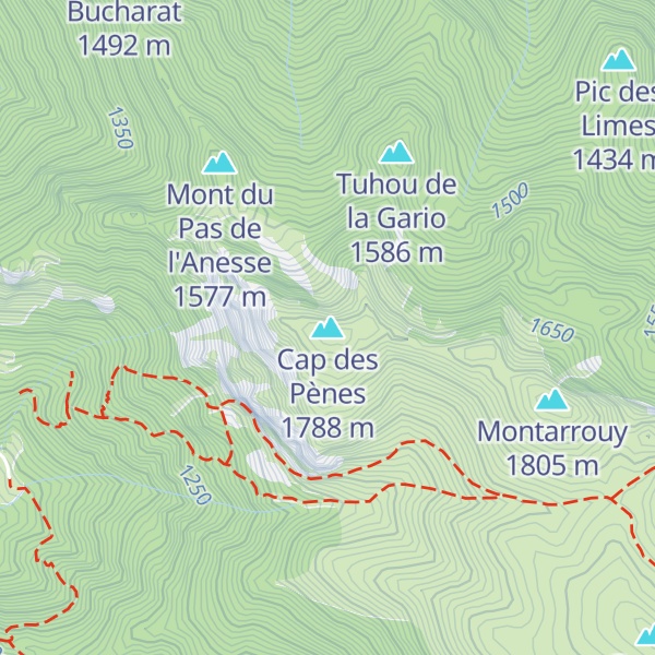 Map of Cap des Pènes