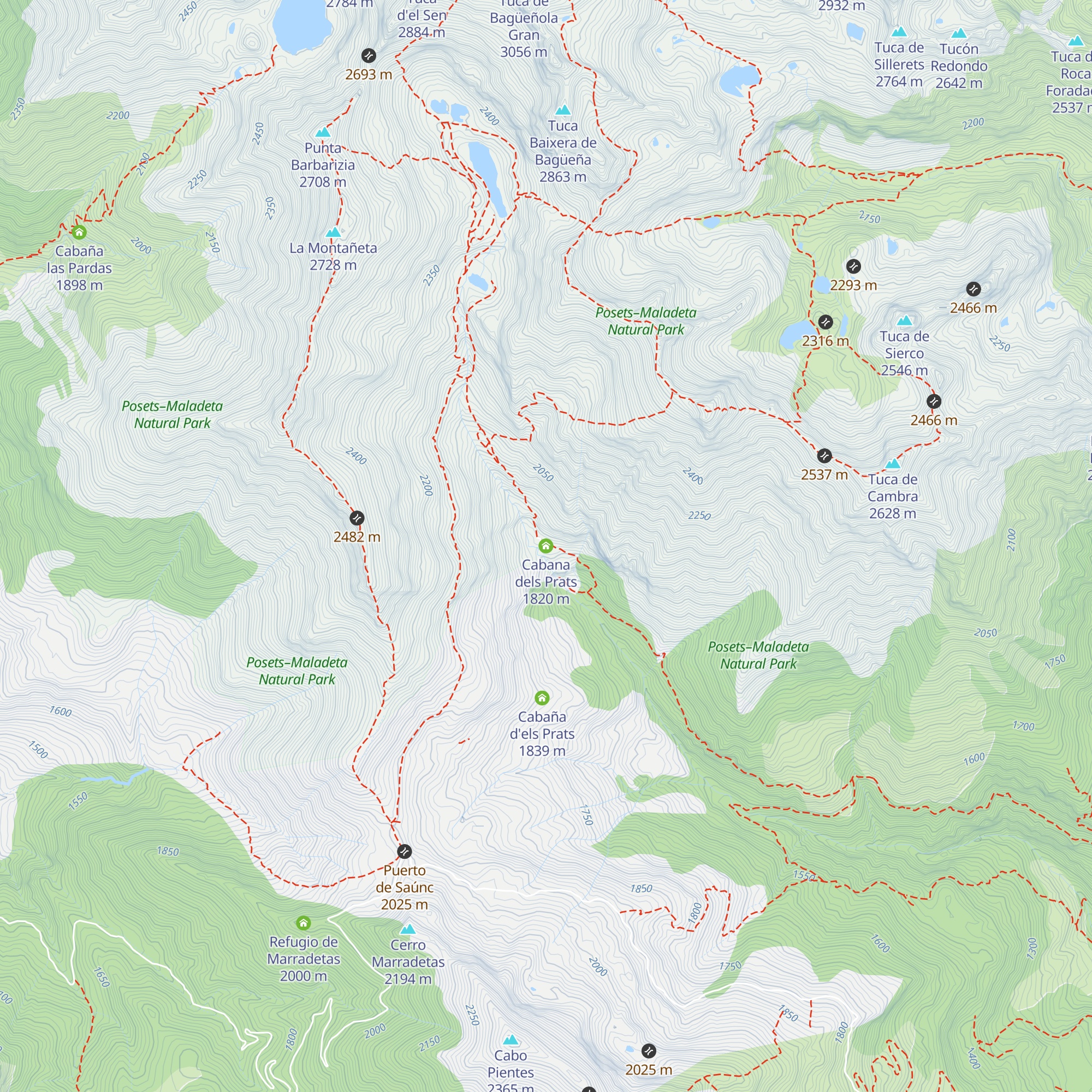 Cabana dels Prats map