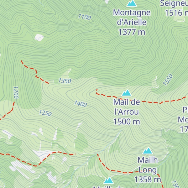 Map of Cabane du Sarradet