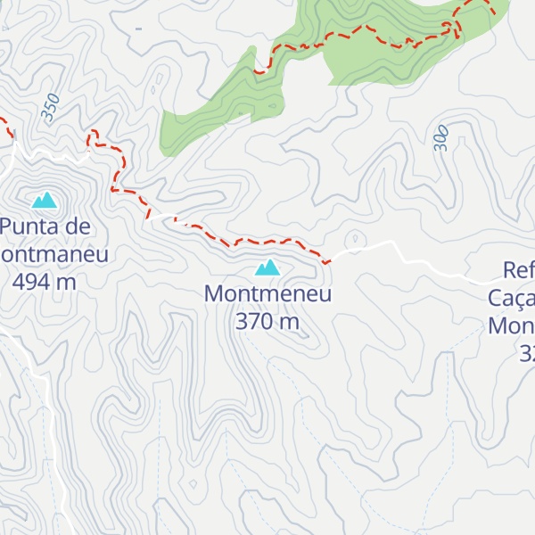 Map of Montmeneu