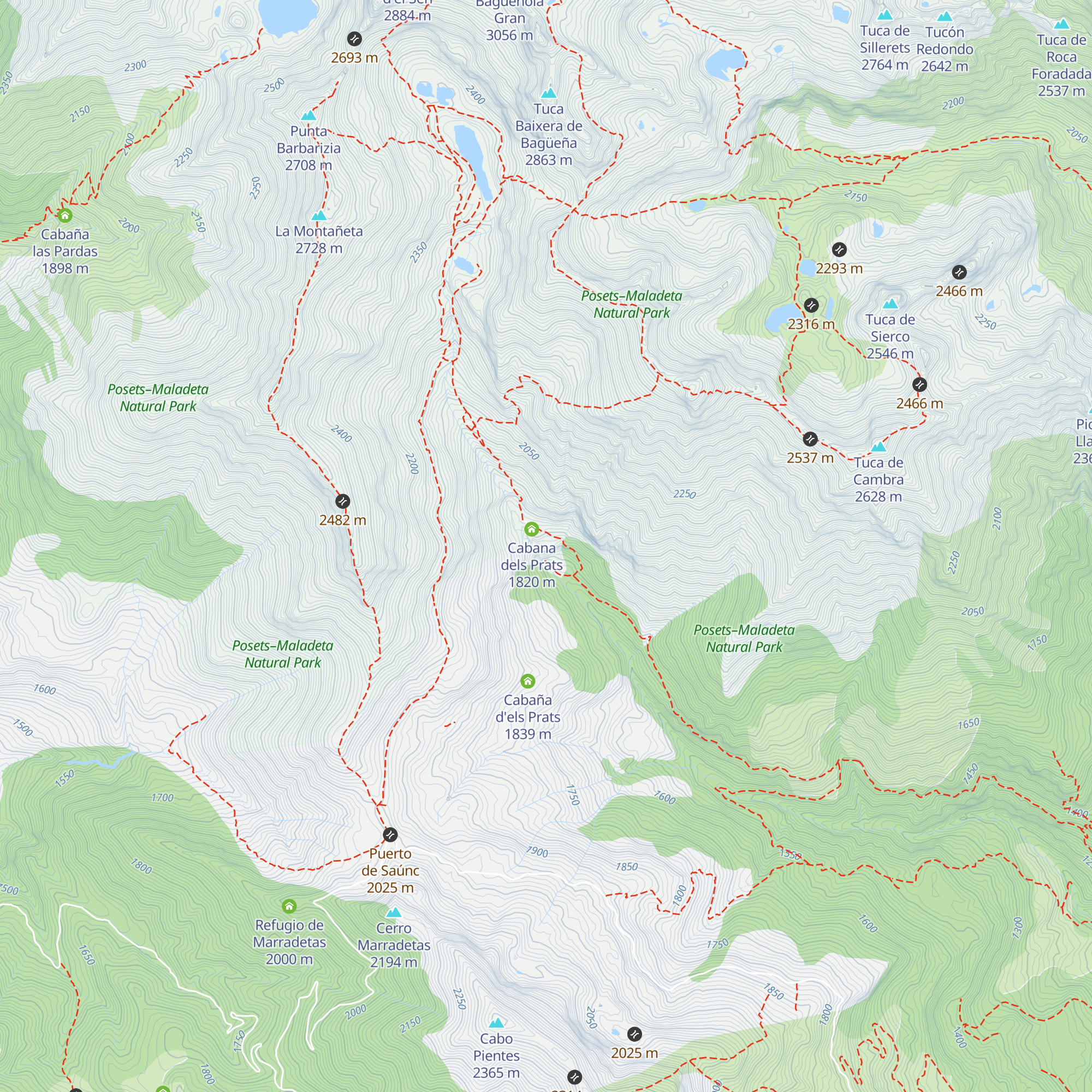 Cabana dels Prats map