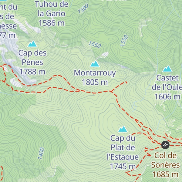 Map of Cabane de Camous