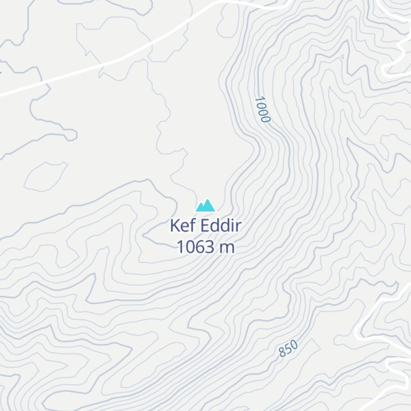 Map of Kef Eddir