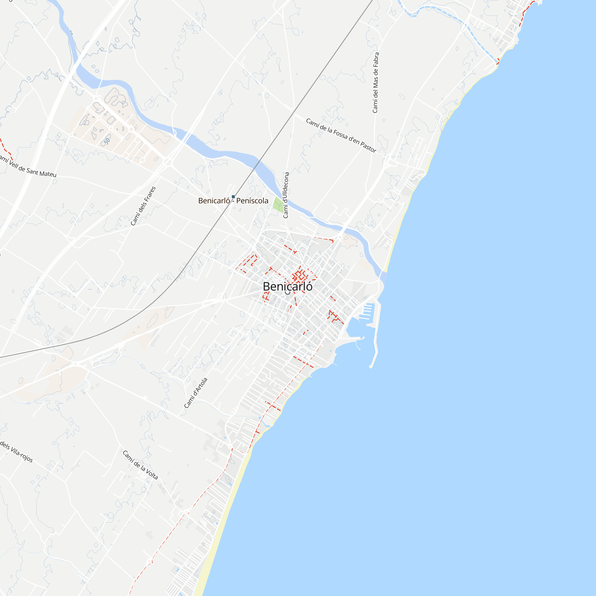 Tourist Info Benicarlò map