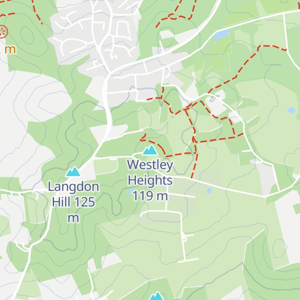 Map of Westley Heights