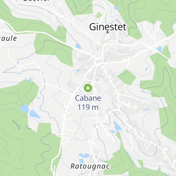 Map of Cabane