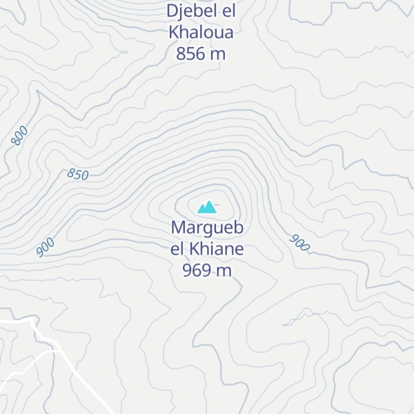 Map of Margueb el Khiane