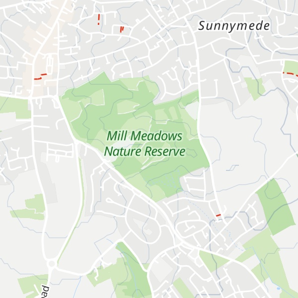 Map of Bell Hill
