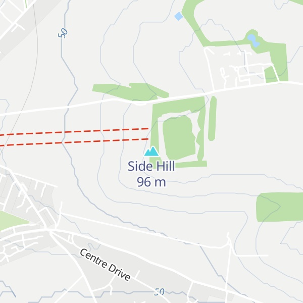 Map of Side Hill
