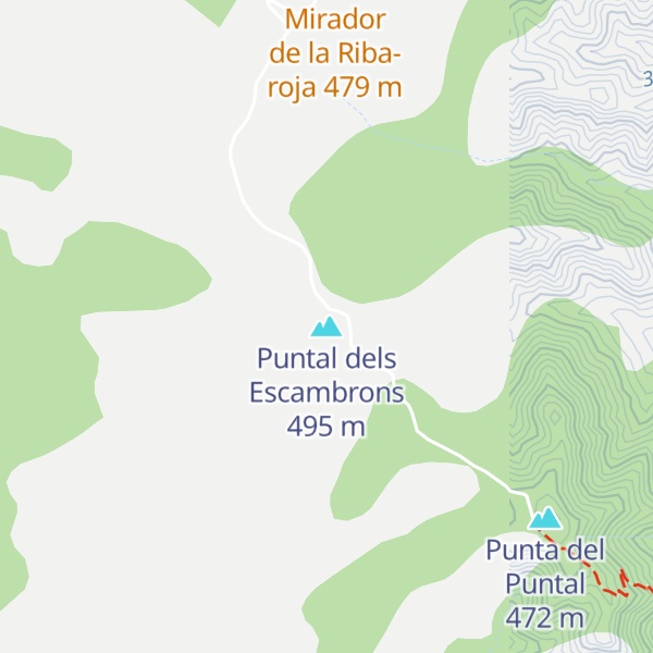 Map of Puntal dels Escambrons