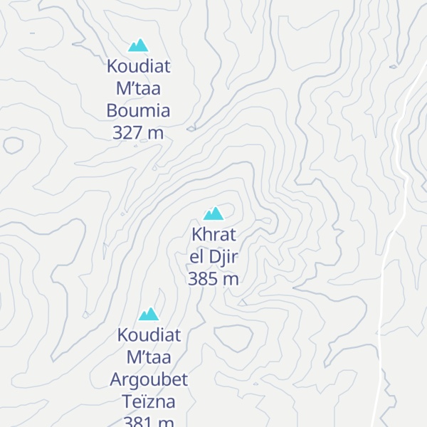 Map of Khrat el Djir