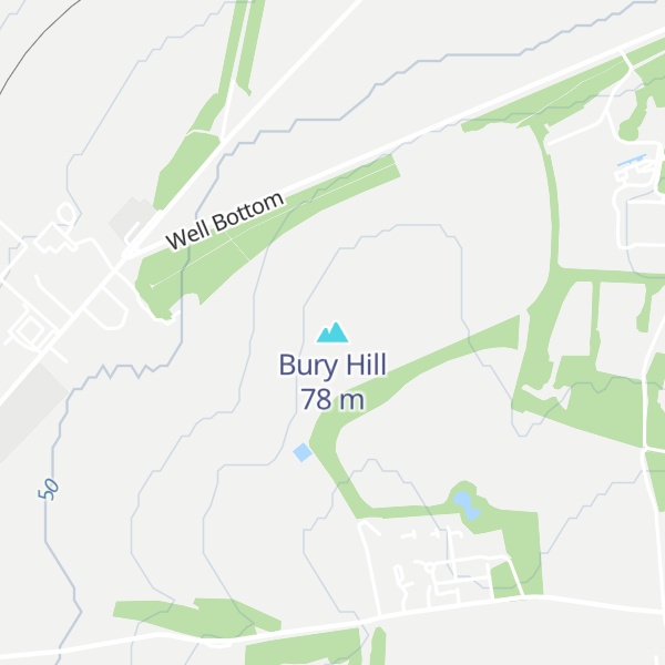 Map of Bury Hill