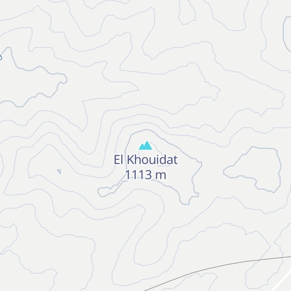 Map of El Khouidat