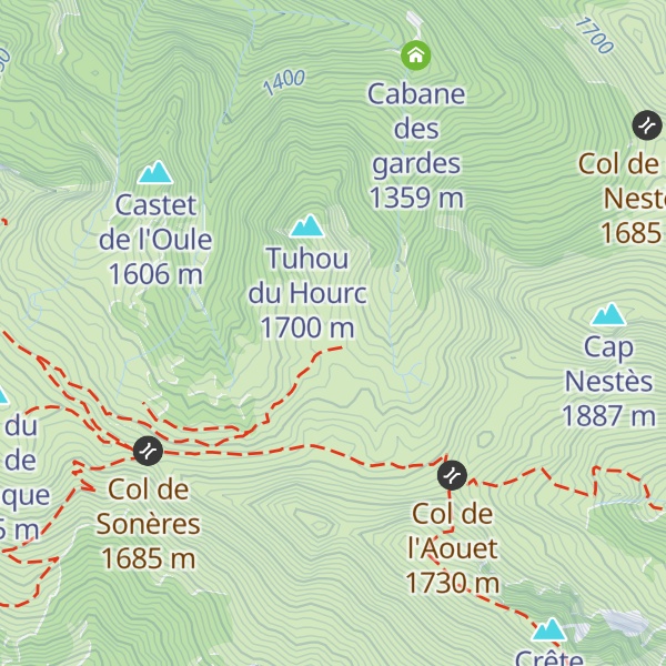 Map of Cabane d'lhet